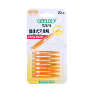 8Pcs interdental brush 0.7mm-1.5mm Use Toothpicks Floss Interdental Brush Dental Flossers Tooth Brushes Oral Tongue Cleaner Care