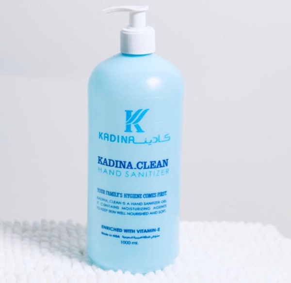kadina Instant Hand Sanitizer Gel With Vitamin E 1L