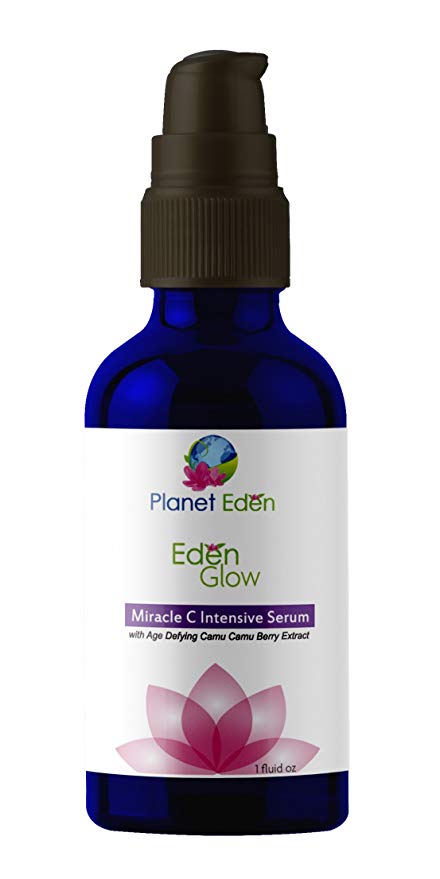 Planet Eden Natural Miracle Vitamin C Serum with Camu Camu Berry Extract - 30x More Potent Vitamin C
