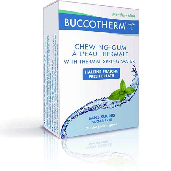 Buccotherm Sugar free chewing-gum 20 CHEWING-GUMS, MINT TASTE
