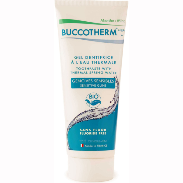 Buccotherm Sensitive Gums Toothpaste Gel - certified Organic 75 ML, MINT FLAVOUR