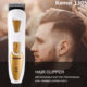 Kemei Hair Trimmer Professional Electric Wireless Clipper Cutting Machine Steel Blade Men Battery Hair Cutter