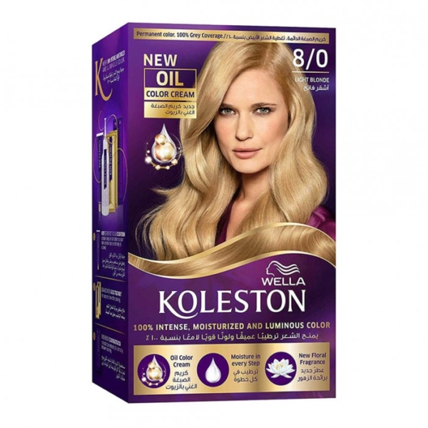 Koleston Hair Color 8/0 Light Blonde