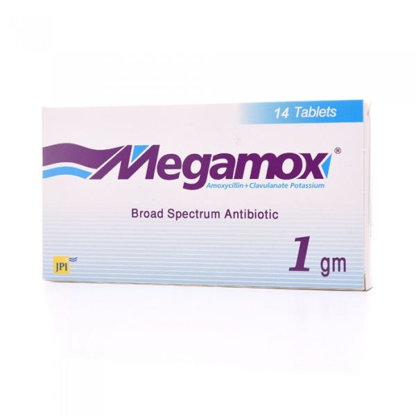 Megamox 1 gm Tablets 14'S