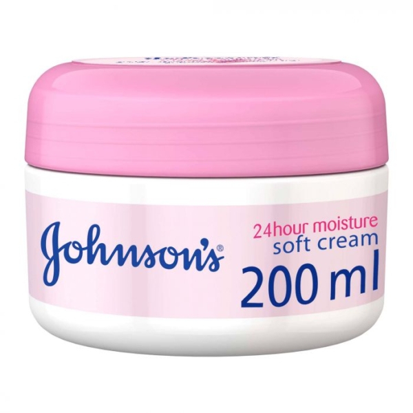 Johnson’S Body Cream - 24 Hour Moisture Soft - 200 Ml