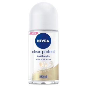 Nivea Deodorant Roll-On With Pure Alum - 50 Ml