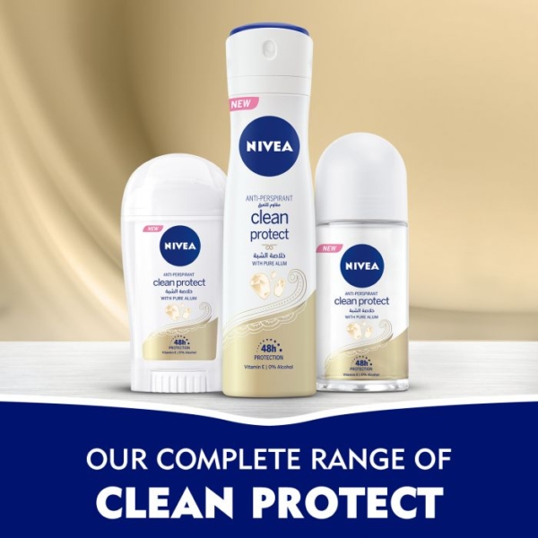 Nivea Deodorant Stick Shabba Clean Protect For Women - 40 Ml